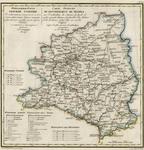 Карта Вятской губернии 1822 года. На карте можно найти село Шаранга и реки Уста и Рутка.